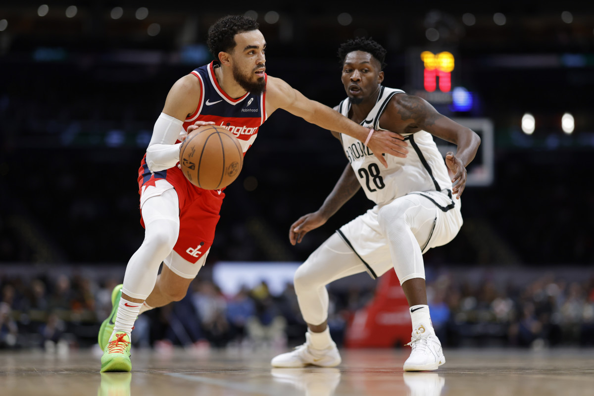 Wizards point guard Tyus Jones